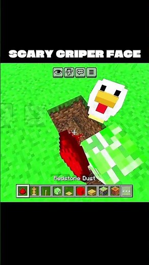 How to Make a Scary Creeper Face in Minecraft! (Easy Tutorial)