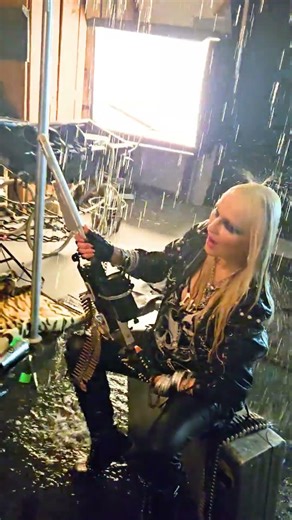 The wettest photo shoot I ever did! 🌧️ And this was inside a studio! Boris Zorn