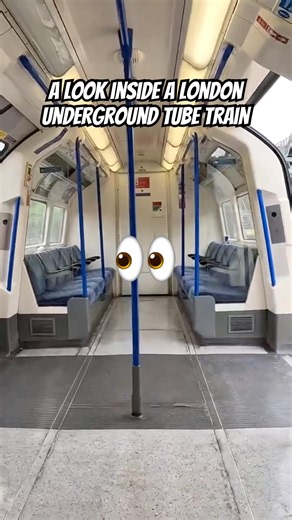 A look inside a London Underground Tube Train #train #northernline #trains #tfl #londonunderground