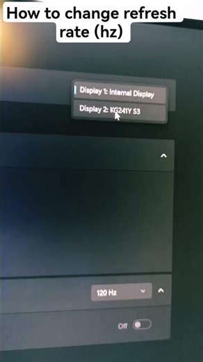 how to change refresh rate (hz) on windows 11