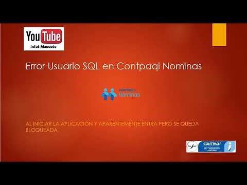 SQL and password error Contpaqi Payrolls
