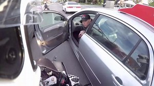 Utah motorcyclist raising lane filtering awareness after viral door-opening video