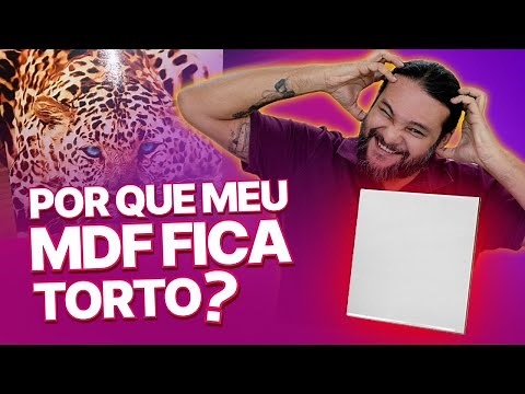 Sublimation on MDF WITHOUT BEING CROOKED! (Encanar)