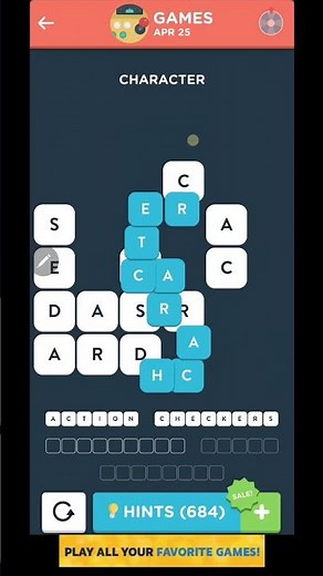 WordBrain 2 Daily Walkthrough - April 25 2026