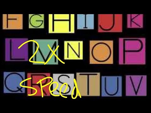 Have Fun Teaching | Alphabet Song In 2x Speed |