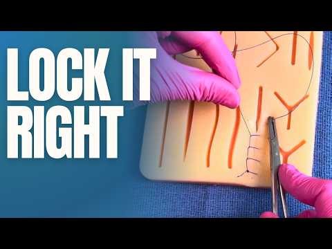 Running Locking Suture - Step-by-Step Technique