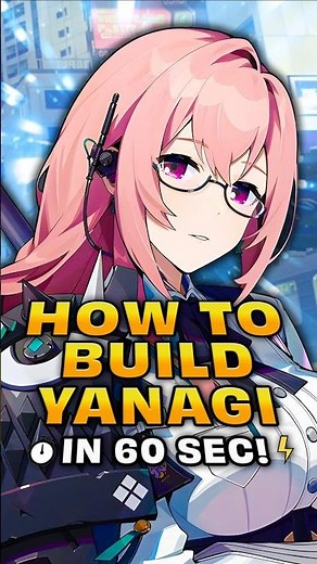 HOW TO BUILD YANAGI IN 1 MINUTE!⚡TSUKISHIRO YANAGI BUILD GUIDE FOR ZENLESS ZONE ZERO