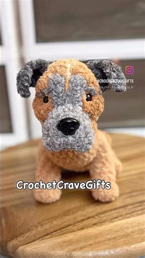 Crochet Dog #custommade #handmade #crochet #etsyfinds #crochetplushie