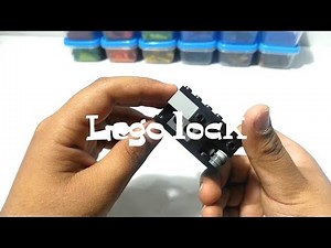 working lego lock with key
