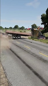 Realistic Highway Car Crashes🚗💥 #realisticcarcrashes #carcrashes #beamngdrive