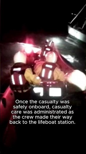 A late-night call-out in very tricky conditions 🌊