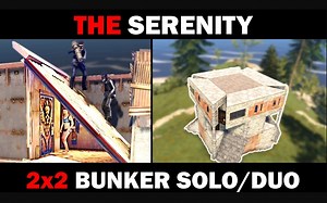 Rust 宁静-简单的2x2 Solo / Duo RUST掩体基地| 23-27火箭