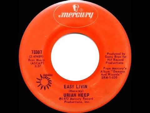 1972 HITS ARCHIVE: Easy Livin’ - Uriah Heep (stereo 45)