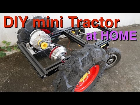 DIY Mini Tractor at Home - part I