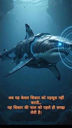 "Nature + AI = The Ultimate Predator. 🌊🤖 Meet the Shark of the Future!"