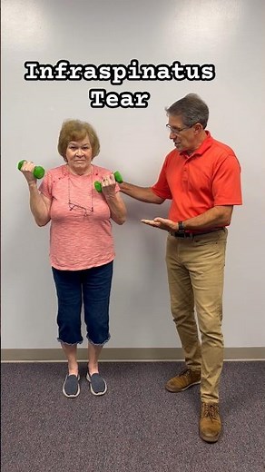 Classic sign of a large infraspinatus tear. The infraspinatus is an ER #orthopedics #rotatorcufftear