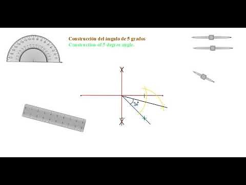 CONSTRUCCIÓN DEL ÁNGULO DE 35 GRADOS - CONSTRUCTION OF 35 DEGREE ANGLE