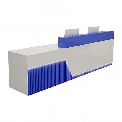 Store & Salon Reception Desk Showcase | 140-500cm Modern Design