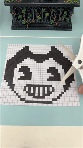 Bendy Pixel Art! #pixel #pixelart #bendy #bendyandtheinkmachine