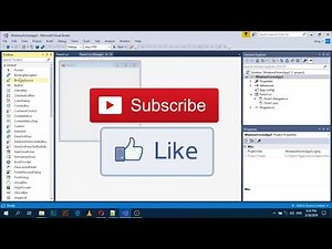 How to show toolbox and solution explorer and properties in visual studio