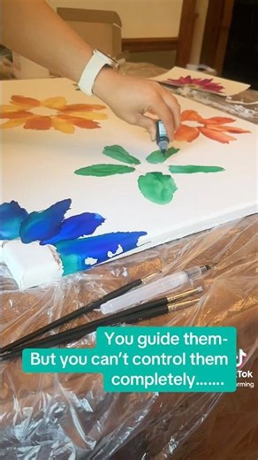 Alcohol ink flowers 🌻 #alcoholinkartist #painting #fluidart #acrylicpainting #arttimelapse #art