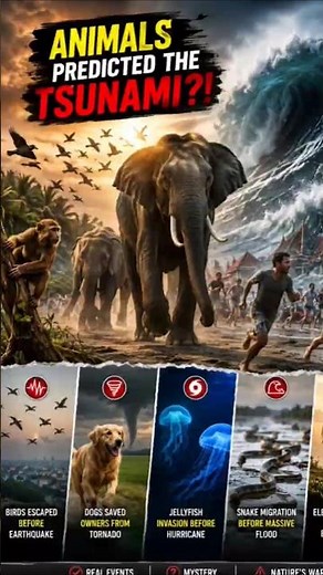Animals Predicted the Tsunami?!