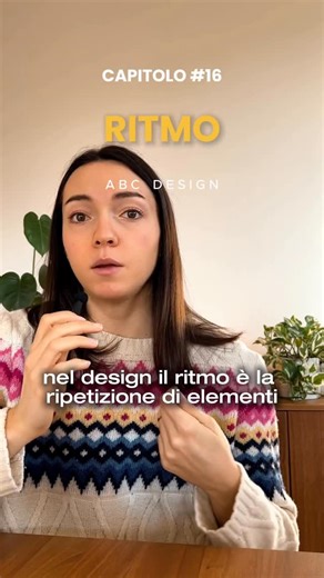 Vanessa Fontebasso | Brand & Packaging Designer on Instagram: "Anche una pagina statica ha un suo ritmo 🎶 I pattern e gli elementi che vedi in una composizione non dovrebbero mai essere messi in ordine casuale, ma disposti con un’intenzione precisa. Il ritmo è ciò che dà struttura a quella ripetizione: decide quando variare, come farlo e dove far finire lo sguardo. Tipi di ritmo da conoscere: 📏 Lineare → elementi ripetuti a distanza regolare 🔁 Alternato → due elementi che si susseguono 📈 Pro
