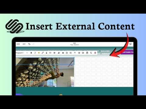 How to use embed blocks on Squarespace (Custom Content)