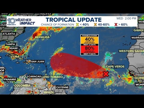 Tracking wave with high chance of development in the Atlantic