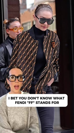 I bet you don’t know what the Fendi FF logo stands for .. #fendi #logo #ff