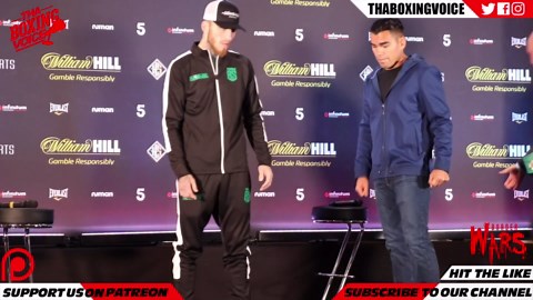 🚨Sam Eggington v Carlos Molina face off🥊