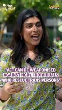 'You May Now Be Arrested for Helping a Transgender Person': SC's First Trans Lawyer Decodes New Act