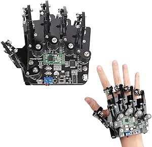 Robot Hand Glove Control Gesture Sensing for Arduino Robot Open Source Wireless Somatosensory Mechanical Robot Arm Glove for Robot Secondary Development