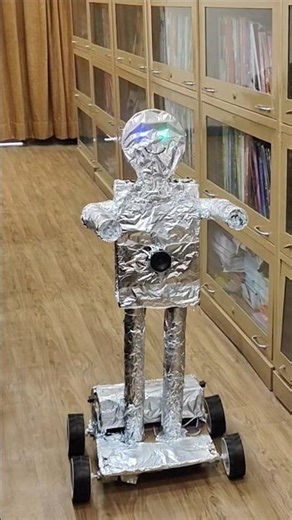 Humanoid Serving Robot using Arduino and hc05 bluetooth #arduino #robot #robotics #shorts #tech #diy