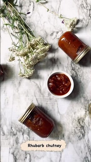 Rhubarb Chutney #chutneyrecipe