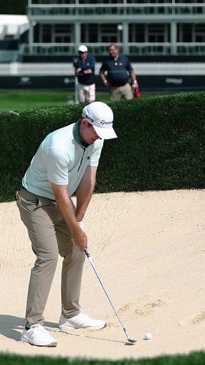 Practice makes perfect. Corebridge Financial PGA Team member Matt Cahill, PGA is getting dialed in early at Oak Hill. ⚙️ #CorebridgexPGA #ActionIsEverything | PGA of America