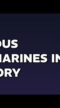 5 Submarines That Changed History, Can You Name Them All?