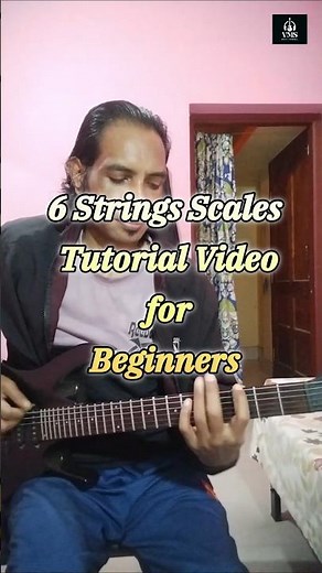 Scales & Modes - G Major Root Chord Progression - 6 Strings | Beginners Guitar Tutorial Video by VMS