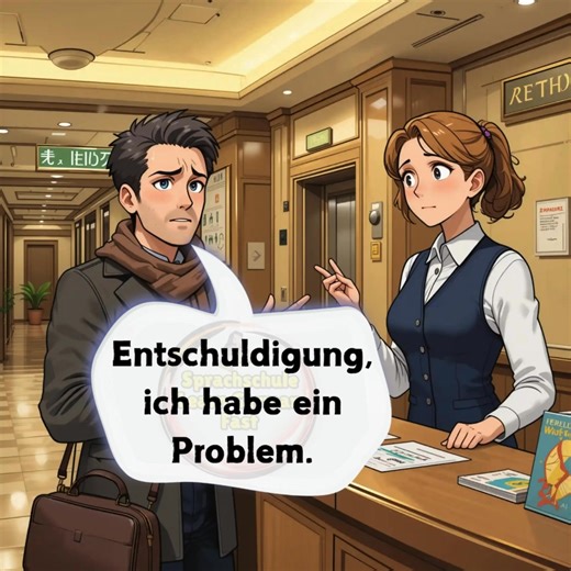 340K views · 7.3K reactions | Deutsch Lernen mir Dialogen | Hotel Probleme | Deutsch Lernen | Facebook