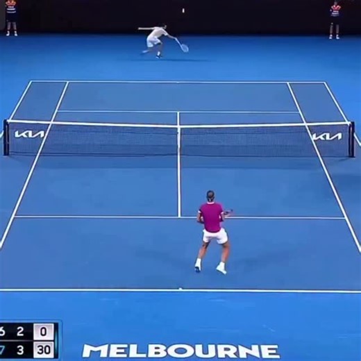 🎾 January 30, 2022 – Australian Open Final 📍 Melbourne, Australia 🏆 Rafael Nadal vs Daniil Medvedev 🕰️ Duration: 5 hours 24 minutes 📊 Score: 2–6, 6–7(5), 6–4, 6–4, 7–5 This was one of the most dramatic and legendary Grand Slam finals in tennis history. Rafael Nadal was down two sets to love, and trailing in the third. For most players, it would’ve been game over. But Rafa? He’s built different. 💪 Fueled by unshakable willpower, heart, and champion spirit, Nadal pulled off the comeback of a