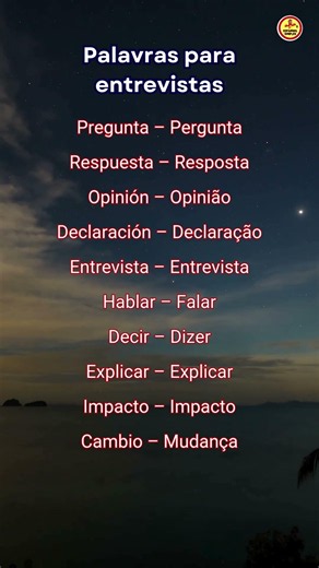 espanhol básico parar entrevista