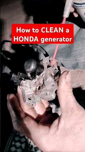 Best How to Clean a Honda Generator's Carburetor Video | How to clean a GENERATOR CARBURETOR