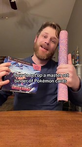 How to Set Up a Pokémon Cards Master Set Binder