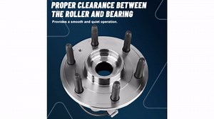 AUTOCLUB Non-ABS 5-Lug 4WD Front Wheel Bearing and Hub and CV Axle for 1999-2004 Jeep Grand Cherokee 99 00 01 02 03 04 Left Right Side Assembly Replacement 4PC 66-3298 66-3299 513159