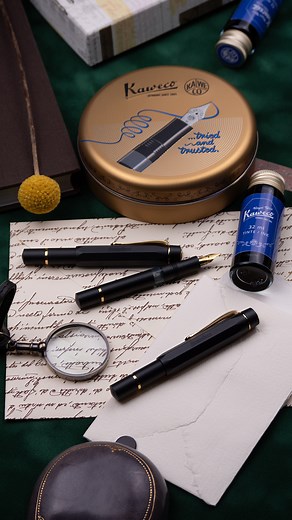 Introducing the latest addition to the Kaweco writing instruments - the elegant and sophisticated Kaweco PISTON SPORT AL Black/Gold! Its timeless design and smooth-running piston mechanism make every stroke a pleasure. Whether recording thoughts in a diary or signing important documents, this pen turns everything into an experience. Here's to capturing moments in style and leaving a lasting impression. #stationery #artsupplies #arttools #writingaesthetics #bujo #kaweco #writinginstruments #writi