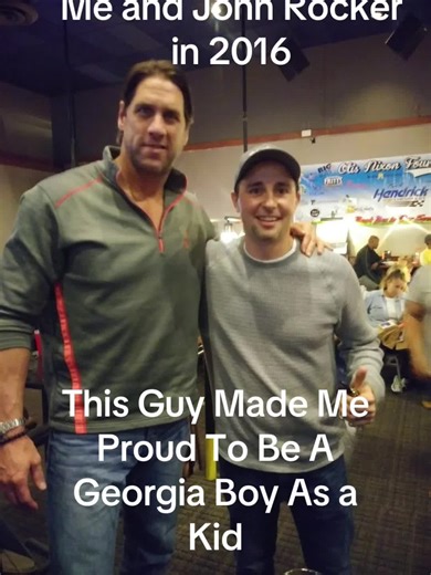 At an Event put on by the legendary Otis Nixon. John Is a hulk of a human being. I always admired people that said exactly what they were thinking. It’s a real superpower. He was on Sam Hyde’s show and made me think of this day. #braves #ATL #Baseball #comedy #politics