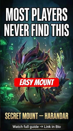 Get This Secret Mount in 1 Minute — Untainted Grove Crawler #worldofwarcraft