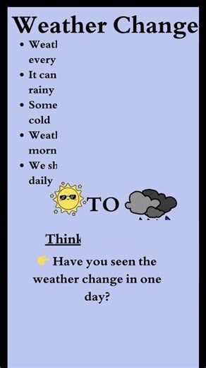 Sunny, Rainy, Windy – Learn Weather! | How weather Affect us? | Weather Changes! #shorts #shortvideo