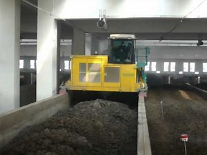 Batch operated system agitated lane composting system