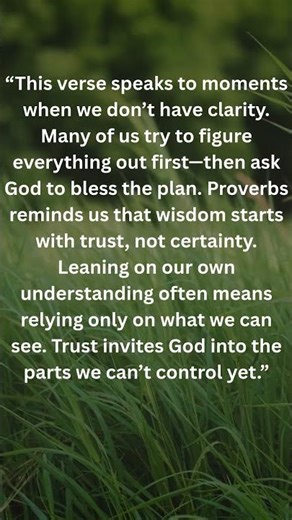 Lesson 2 | Proverbs 3:5–6 | Wisdom for Everyday Living